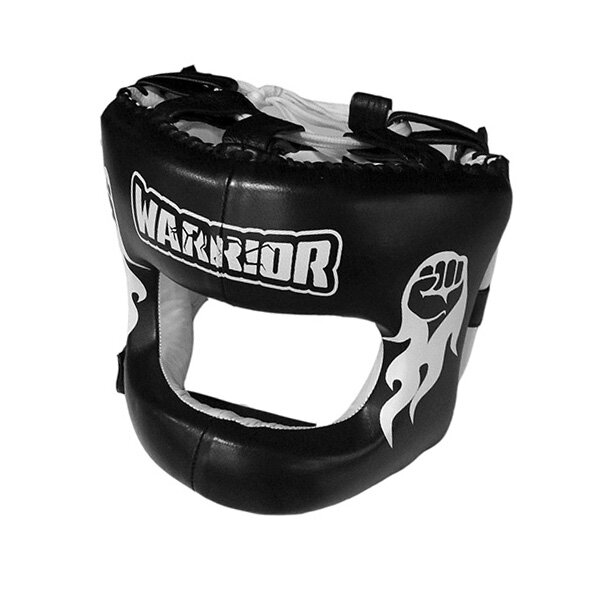 Шлем c бампером WarriorMMA Black White