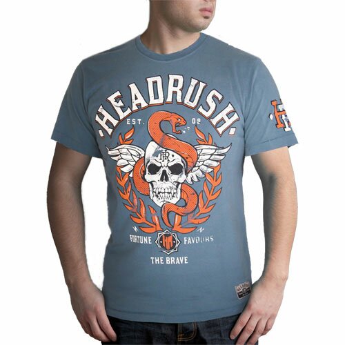 Футболка Headrush Snake Skull Navy