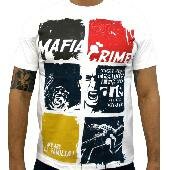 Футболка Mafia and Crime MC Comic White
