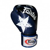 Боксерские перчатки Fairtex Training Gloves Nation Print 16 oz Blue