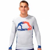 Рашгард Manto LOGO лонгслив white