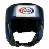 Шлем Fairtex кожаный Blue