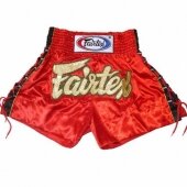 Шорты Fairtex Red Laced Sides Muaythai Shorts