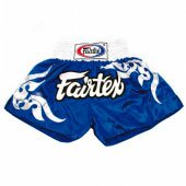 Шорты Fairtex Satin muay thai short Navy