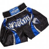 Шорты Venum Chaiya Muay Thai shorts Black Blue
