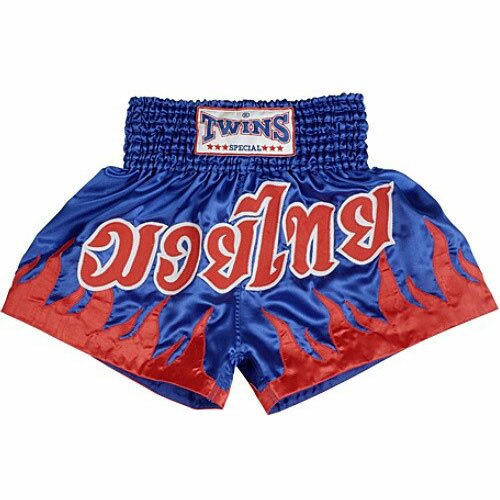 Шорты Twins Special Shorts Muay Thai under attack Red Navy
